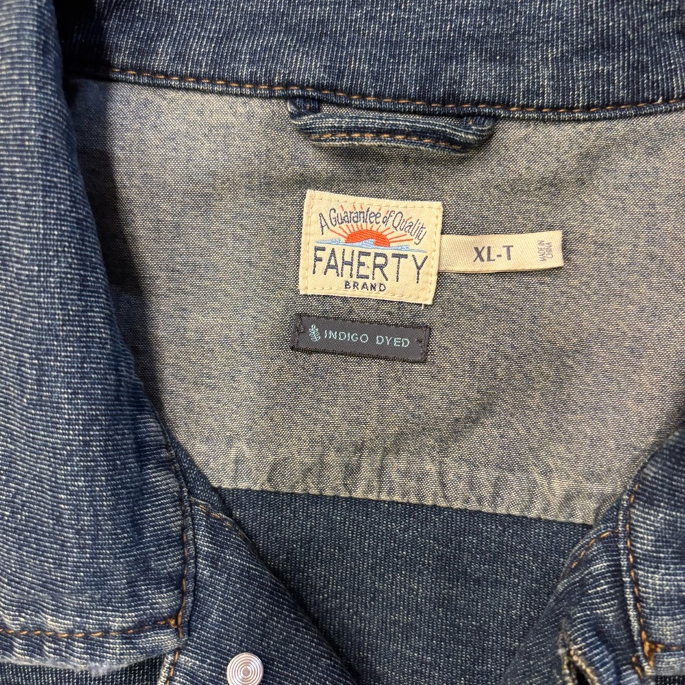 Faherty Denim Jacket - image 5